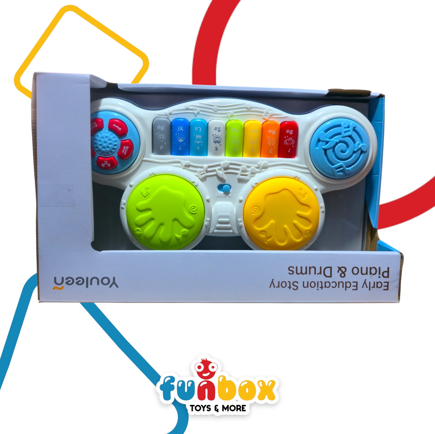 Early Education Story Piano and Drums – Musical & Learning Toy for Toddlers