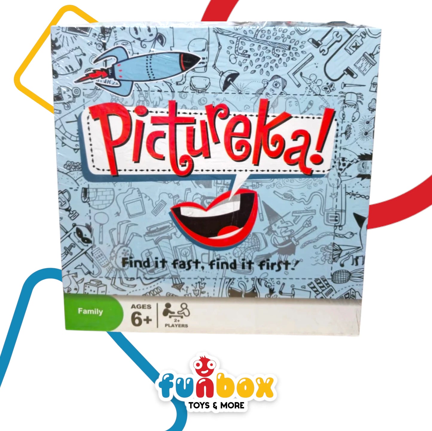 Pictureka – Find It Fast, Find It First! Family Game for 2+ Players