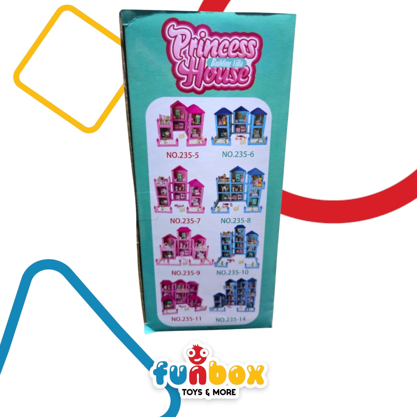 Princess Building Villa – 32+ Piece Play House Construction Set