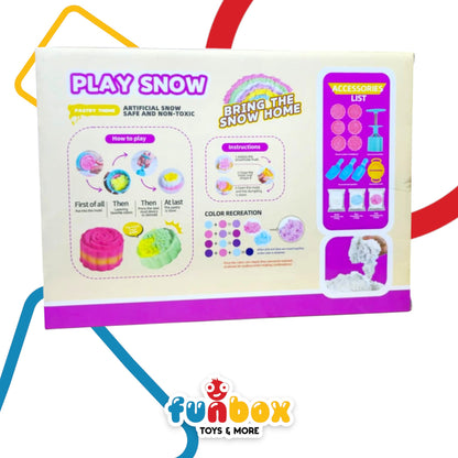 Play Snow – Artificial Snow Pastry-Themed Sensory Set