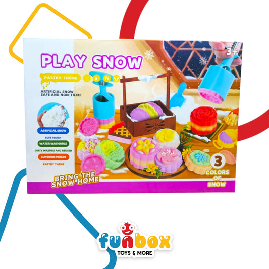 Play Snow – Artificial Snow Pastry-Themed Sensory Set
