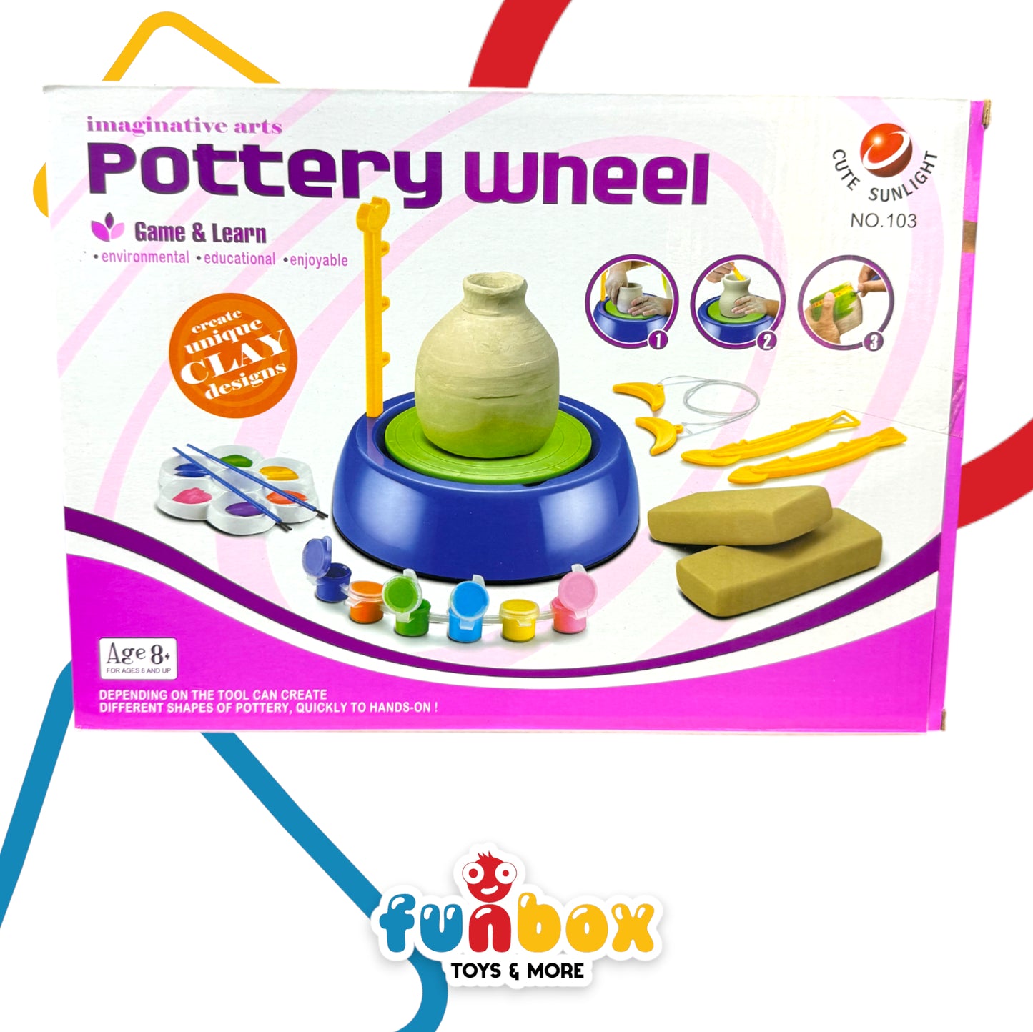Pottery Wheel – Game & Learn Set