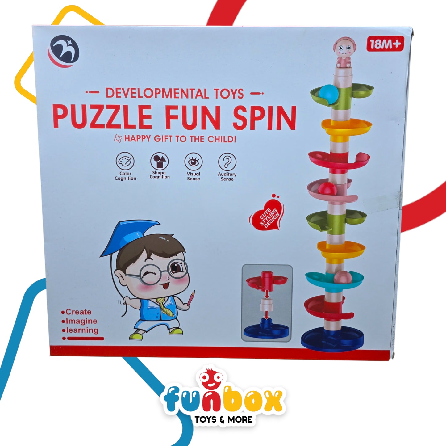 Puzzle Fun Spin – Developmental Toy for Early Learning & Sensory Play
