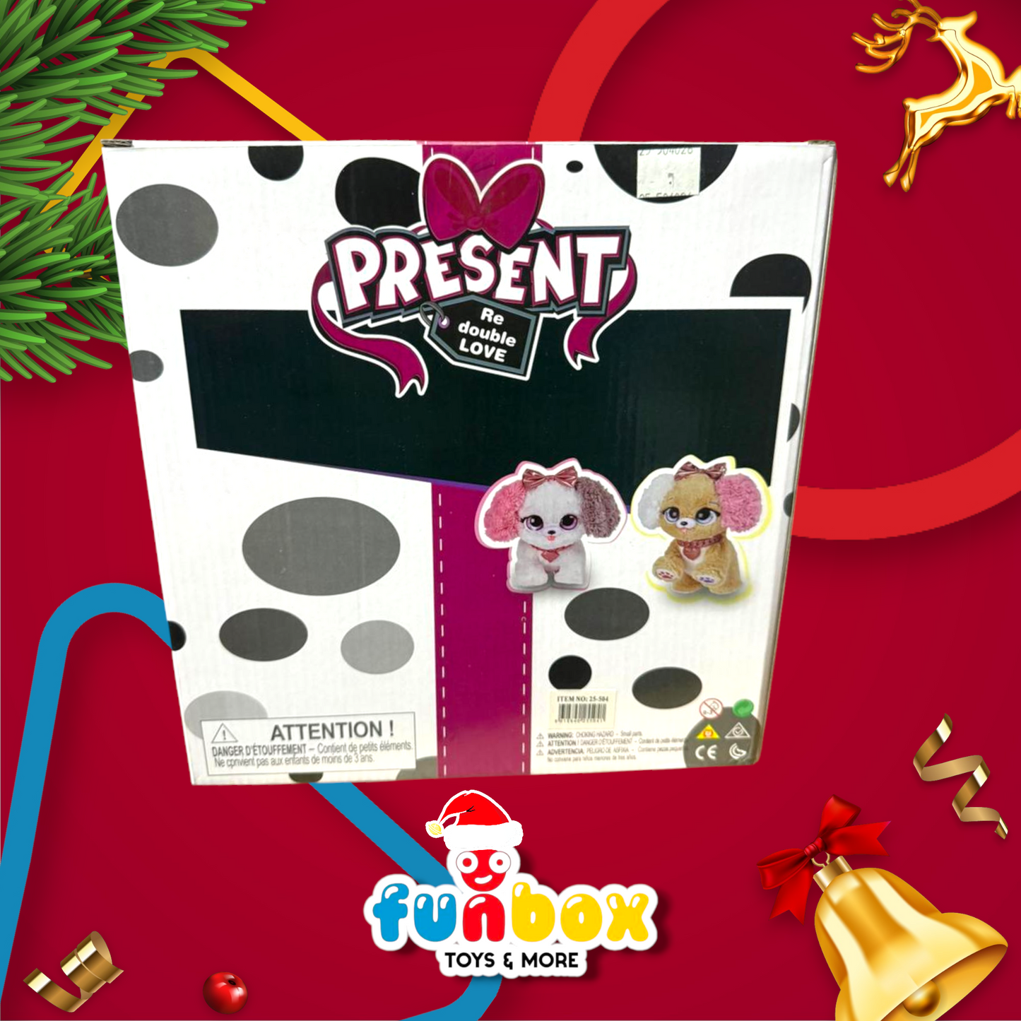 Present Puppy – Colorful Companions Wrapped with Love!