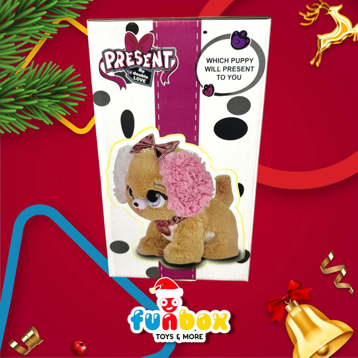 Present Puppy – Colorful Companions Wrapped with Love!