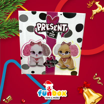 Present Puppy – Colorful Companions Wrapped with Love!