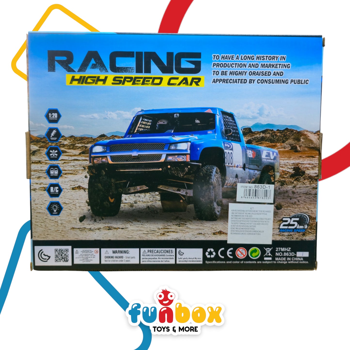 Racing High-Speed Car – Fast & Exciting Toy Vehicle for Kids