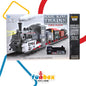 Rail King Train Set – 21-Piece Classic Locomotive with Sound & Light