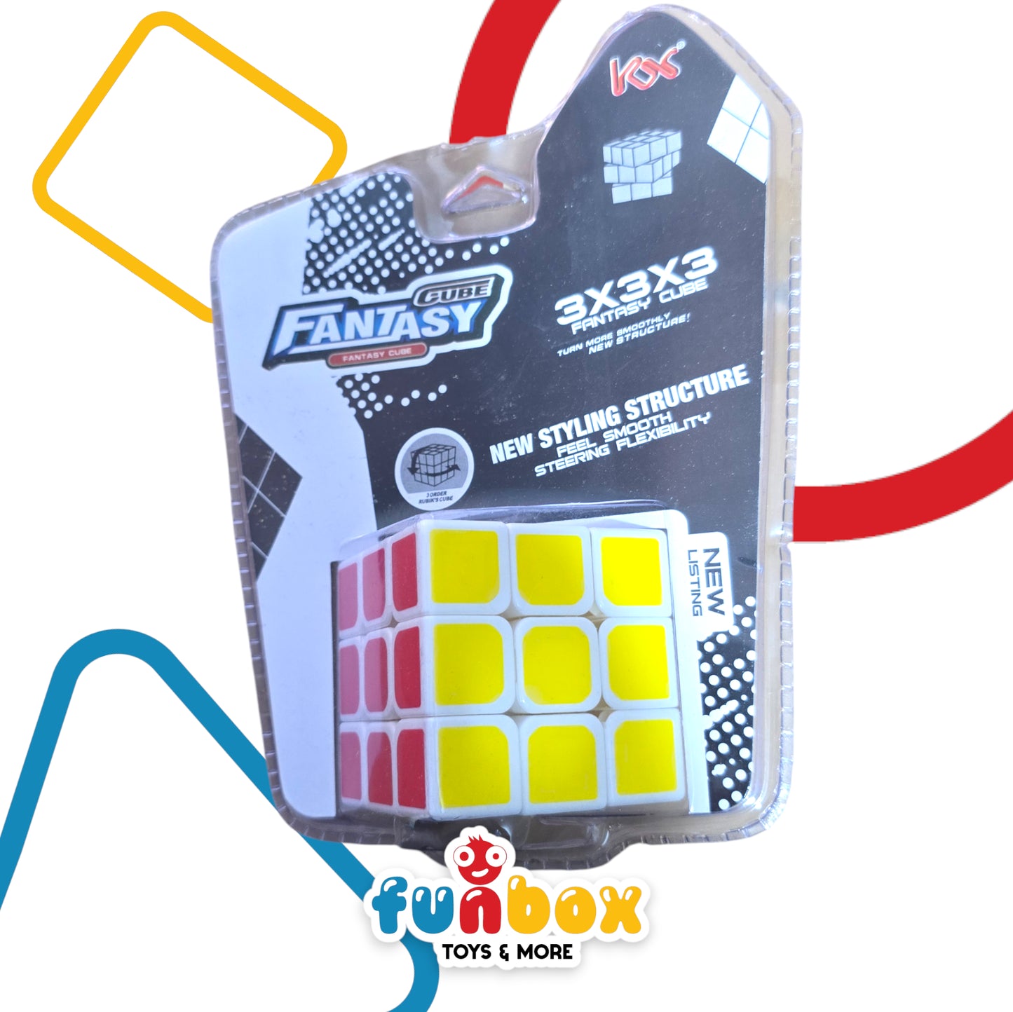 Fantasy Cube 3x3x3 – Smooth-Turning Puzzle Cube for Kids