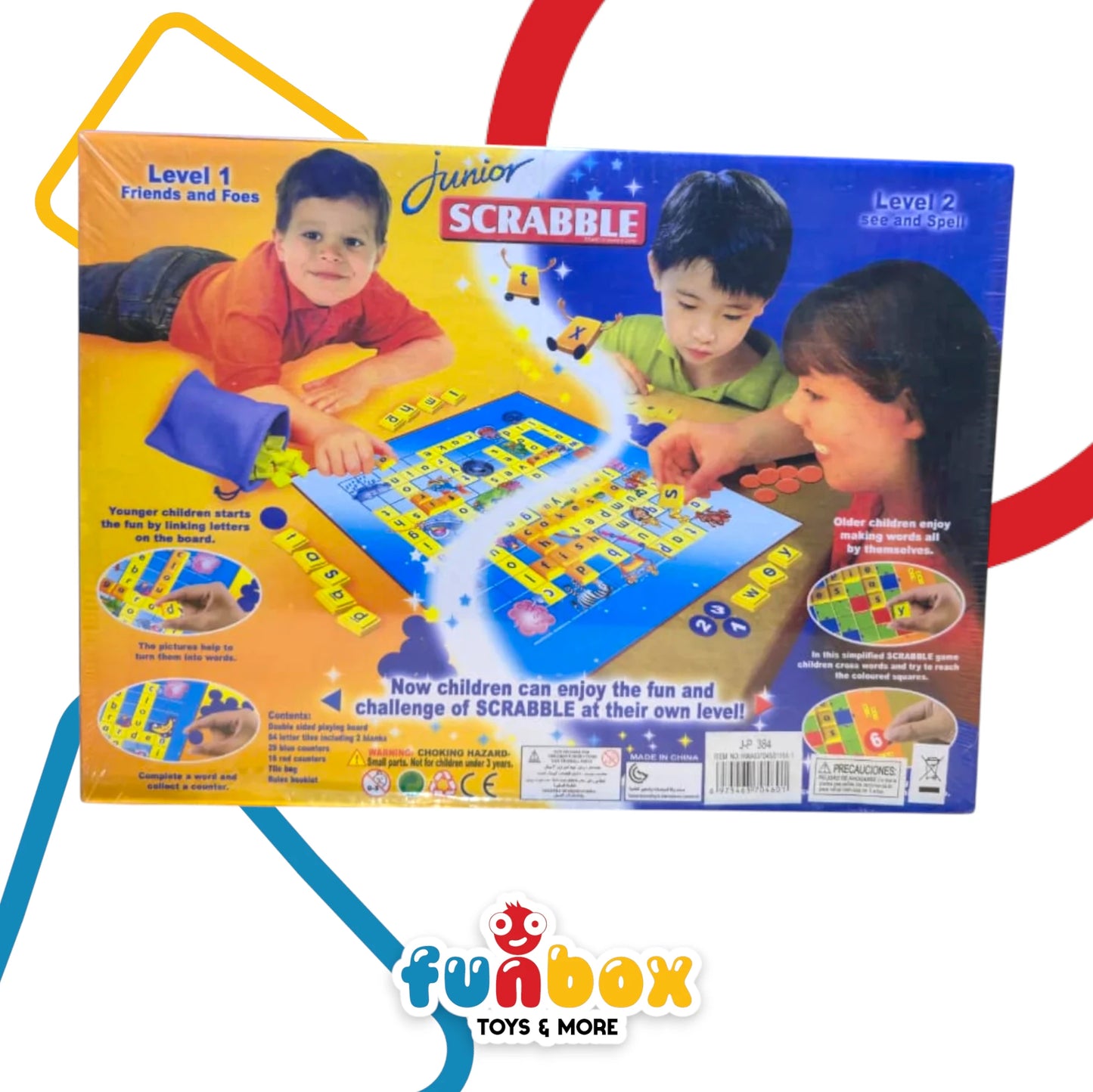 Scrabble Junior – Two-Level Word Game for Growing Minds