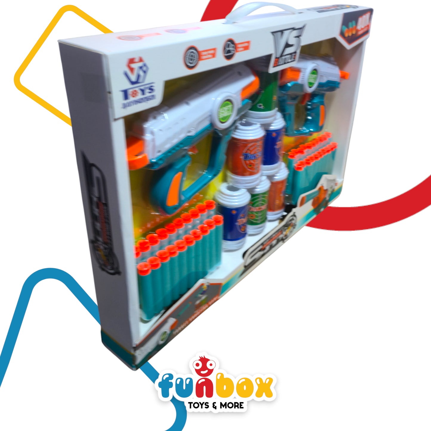 Shoot Soft Bullet Launch Foam Dart – 40x Foam Dart Target Shooting Game for Kids