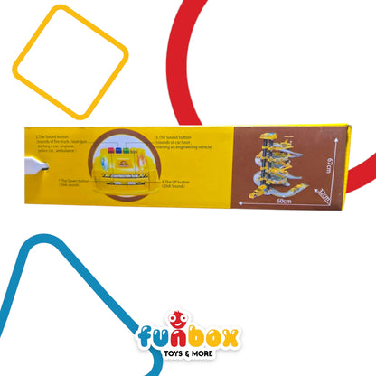 Six Six Zero Engineering Set – 79-Piece Construction Play Kit with Vehicles & Water Features