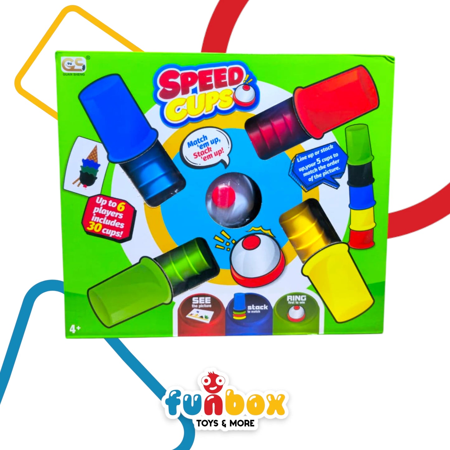 Speed Cup – Fast-Paced Party Game for Up to 6 Players