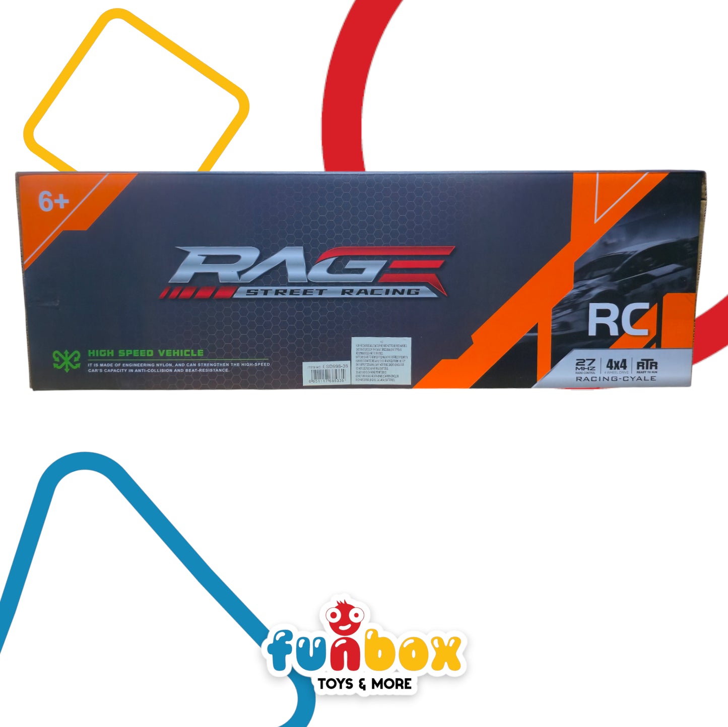 Red Edition – Street Racing High Speed Vehicle – Fast & Exciting Toy Car for Kids