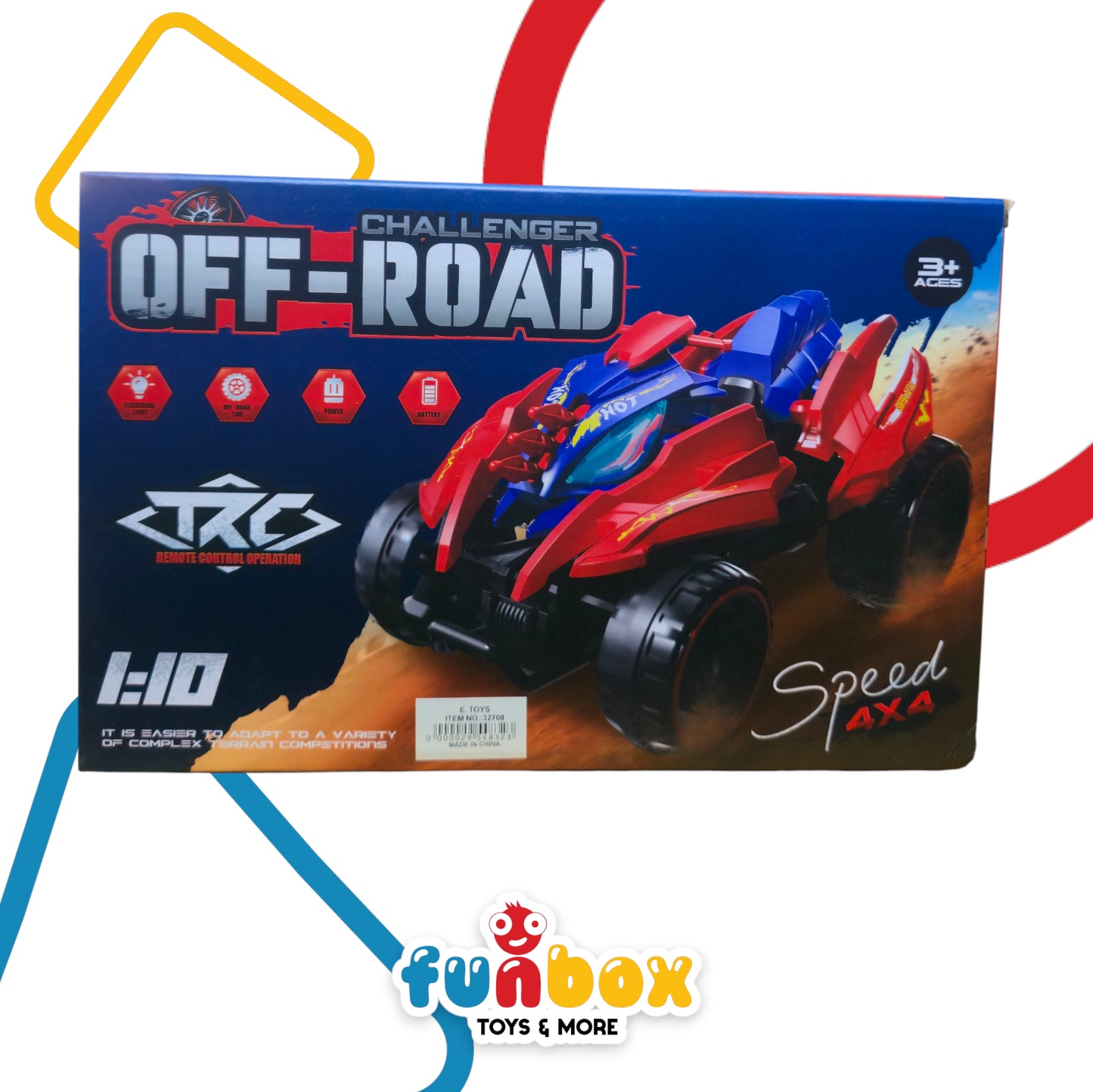 Challenger Off Road Speed 4x4 – Spiderman ATV Remote-Controlled Toy for Kids