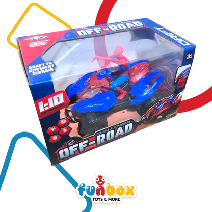 Challenger Off Road Speed 4x4 – Spiderman ATV Remote-Controlled Toy for Kids