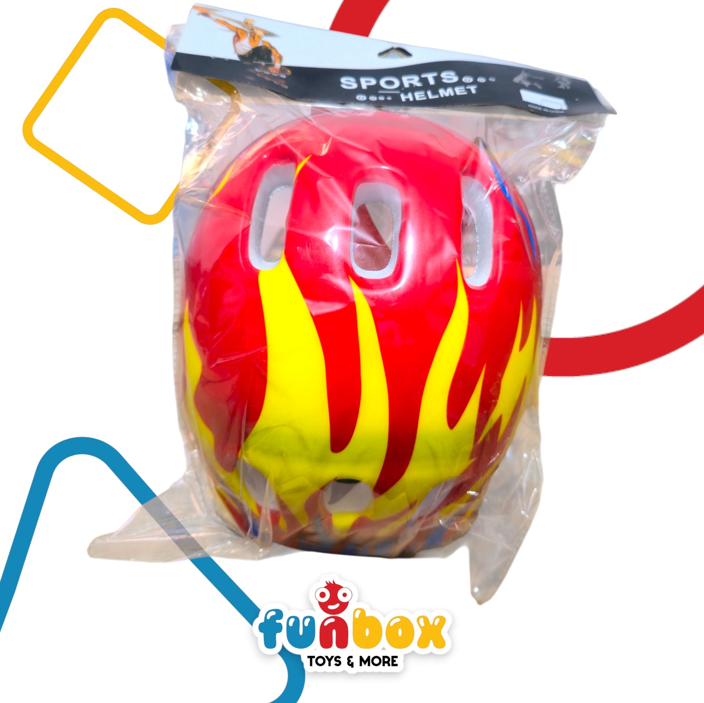 Sport Red Helmet – Lightweight Protective Gear for Kids