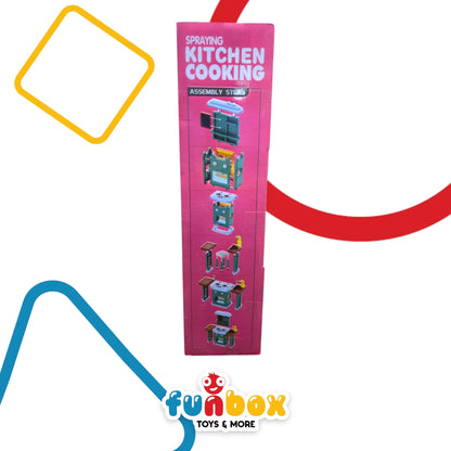 Spraying Kitchen Set – 64-Piece Collapsible Cooking Station