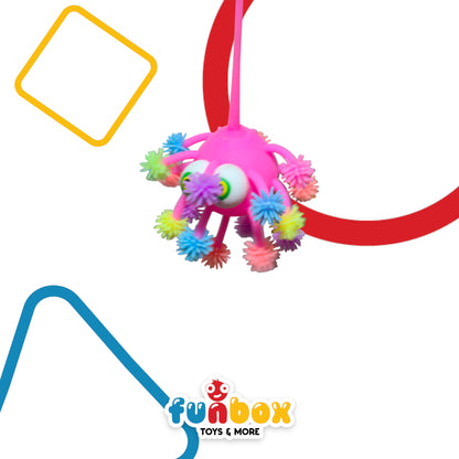 Squeeze Pink Ball – Hand-Connected Squishy Ball for Kids