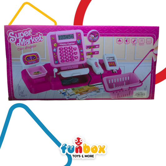 Supermarket Cash Register – Interactive Play Set with Sounds for Kids