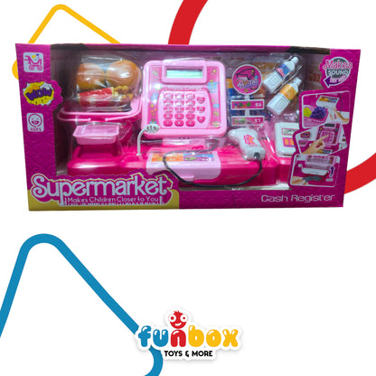 Supermarket Cash Register – Interactive Play Set with Sounds for Kids