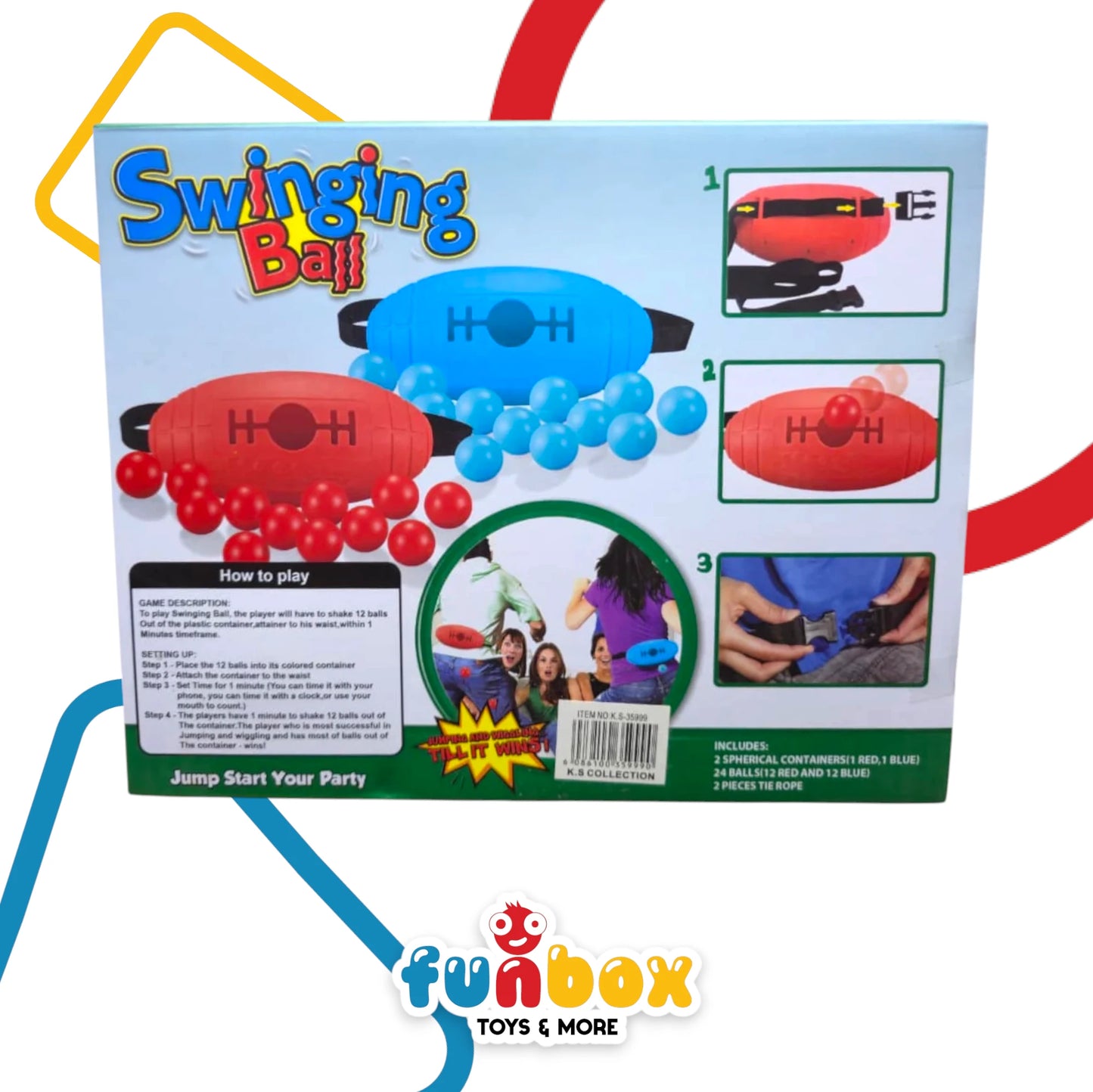 Swinging Ball Game – Active Party Toy for All Ages