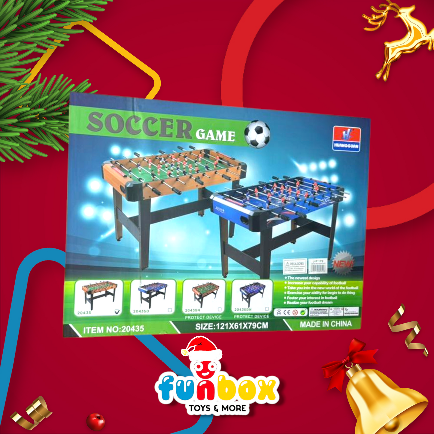 Soccer Babyfoot Table – Real Match Fun in Compact Size!