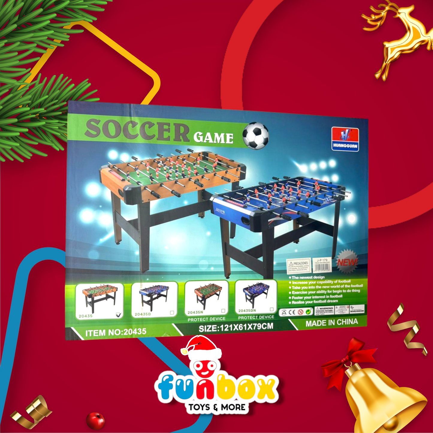 Soccer Babyfoot Table – Real Match Fun in Compact Size!