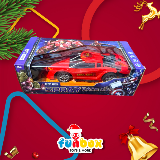 Spray Race Car – Superhero R/C Action for Ages 3+!