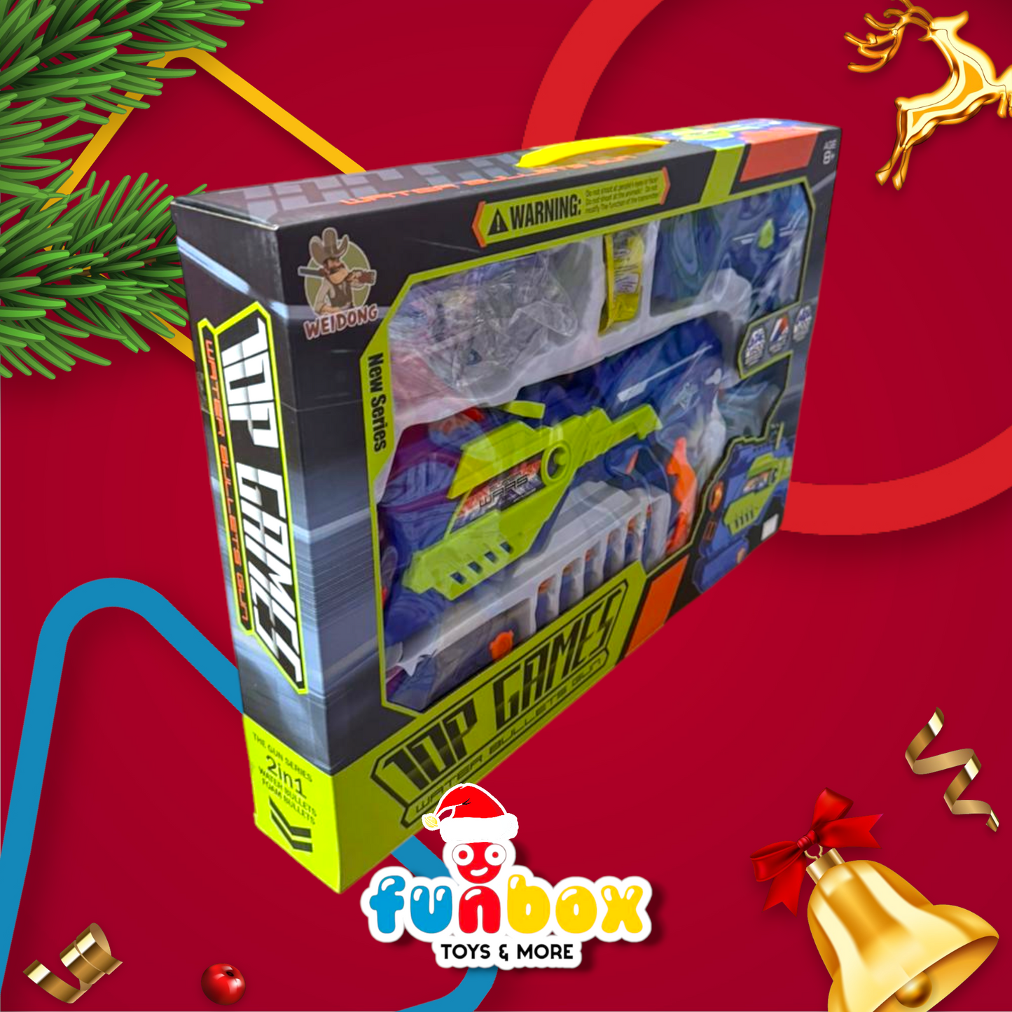 Top Games Blaster Series – Foam & Water Bullet Fun for Ages 8+!