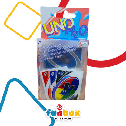 UNO H2O – Waterproof Clear Cards Game for 2–10 Players