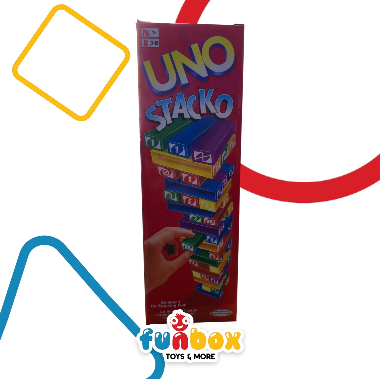 UNO Stacko – #1 Stacking Game for 2–10 Players