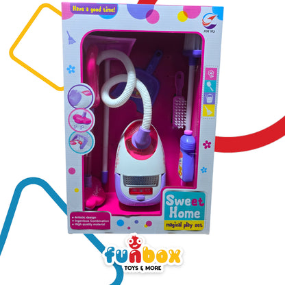 Vacuum Cleaner Sweet Home Play Set – Magical Toy with Artistic Design for Kids
