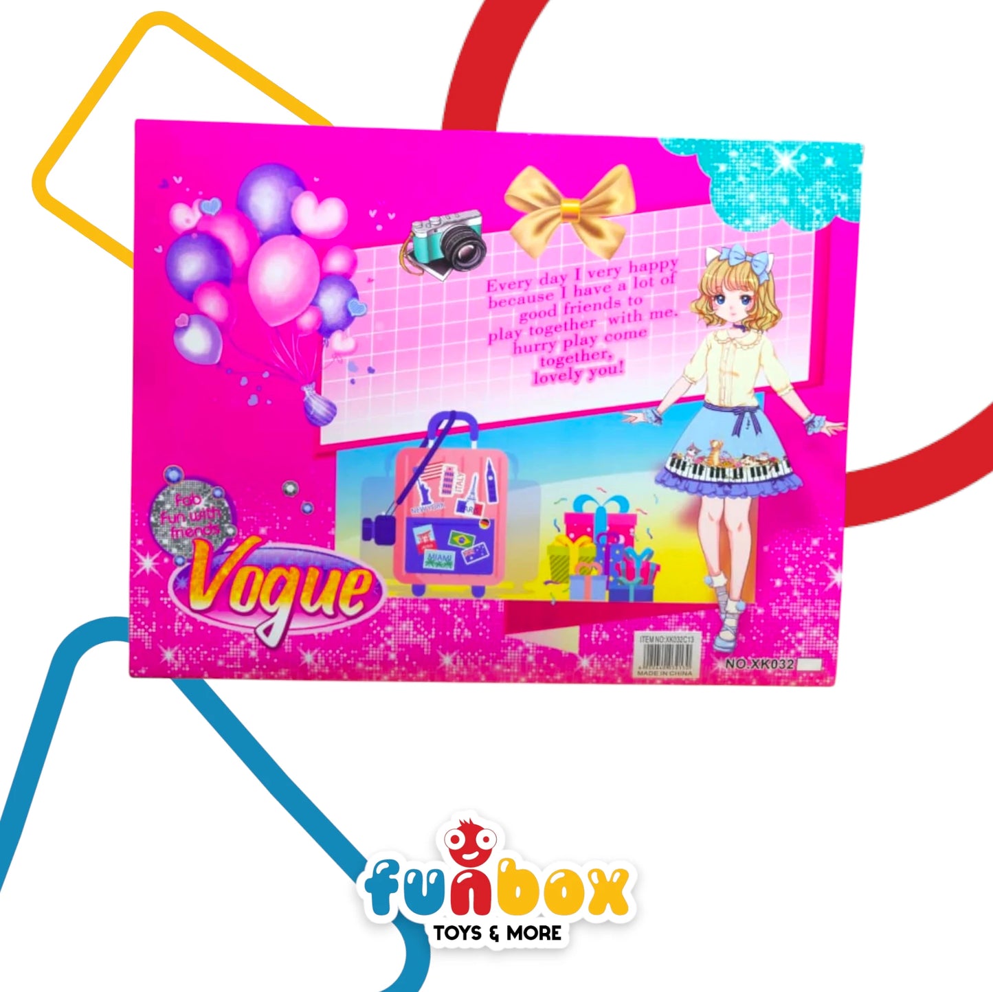 Vogue Barbie Fashion Set – Elegant Dress-Up & Beauty Accessories