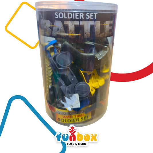War Time Set – 35-Piece Soldier Playset for Kids