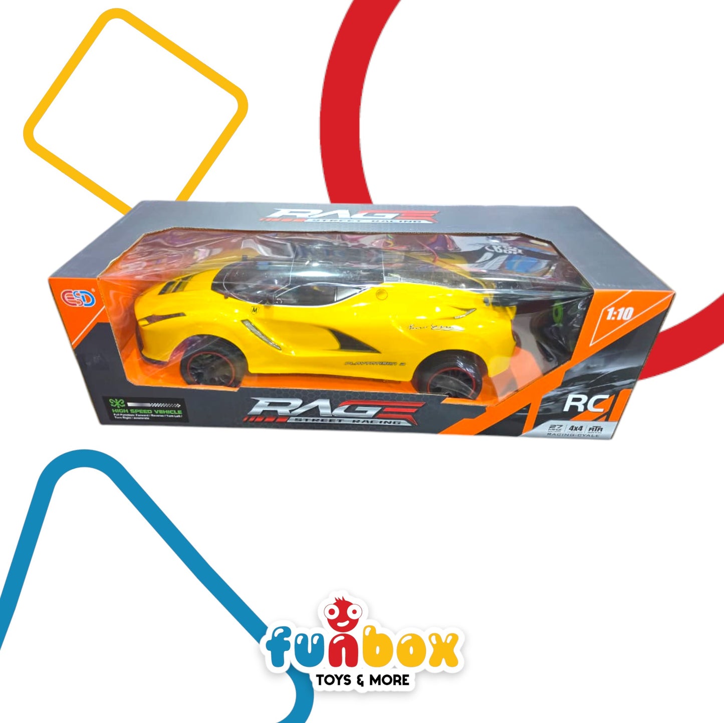 Yellow Edition – Street Racing High Speed Vehicle – Fast & Exciting Toy Car for Kids